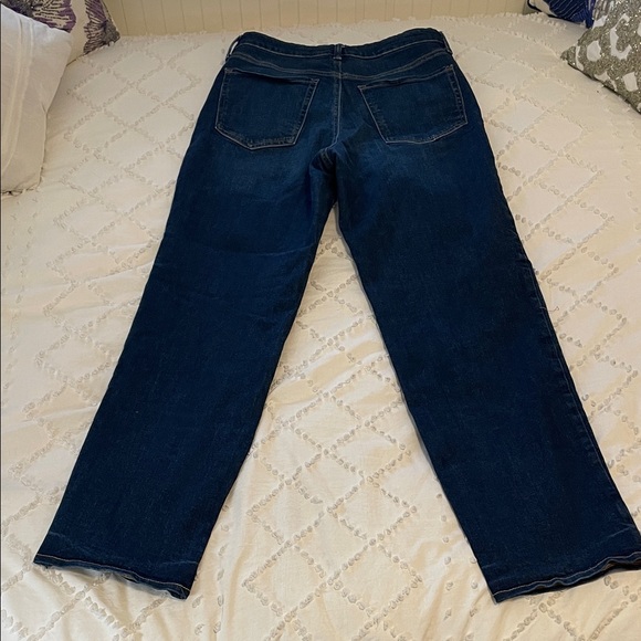 Old Navy High-Rise O.G. Loose Jeans - Dark Blue 8 Tall - Picture 3 of 10